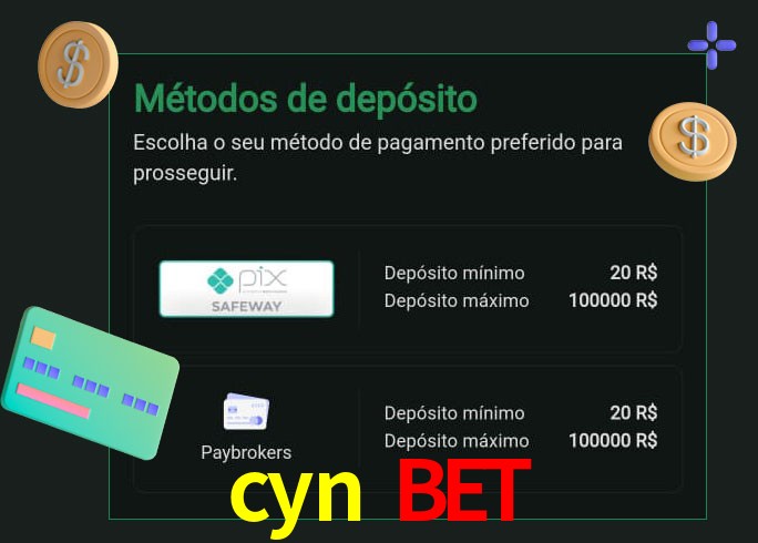 O cassino cyn bet oferece uma grande variedade de métodos de pagamento